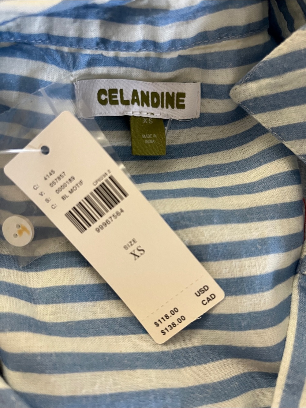 Anthropologie Celandine Embroidered Button Down Shirt - Picture 5 of 12